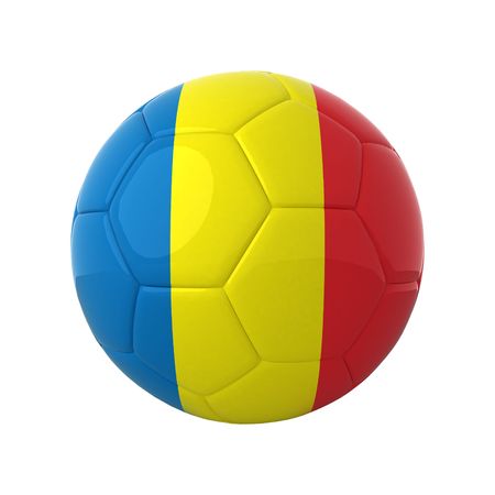 Romanian football for europe's championship.の写真素材