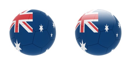 Football. The one is with glare. の写真素材