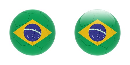 Football. The one is with glare. の写真素材