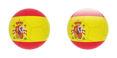 Football. The one is with glare. の写真素材