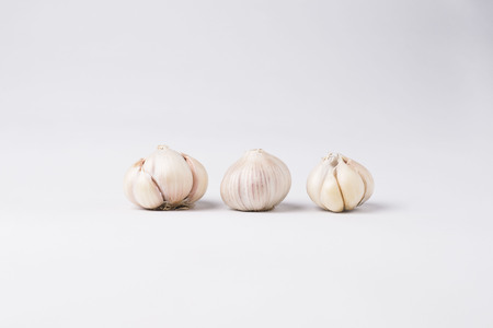 garlic isolatedの写真素材
