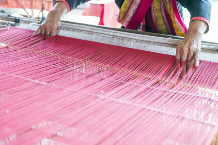 weaving cotton