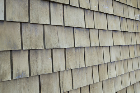 wooden wall,shot from side view