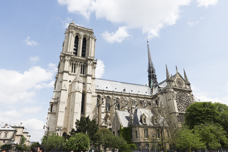 notre dame paris in paris,france