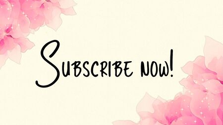 Subscribe now social media blogの写真素材