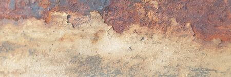 Rusty metal wall rust background
