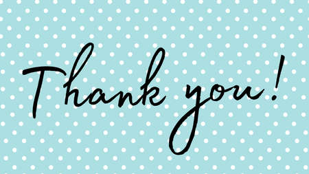 Thank you text calligraphy appreciation thanksの写真素材