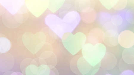 bokeh lens flare blurred lights colorful circles pastel colorsの写真素材