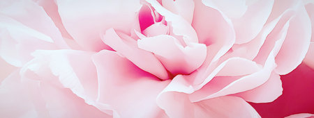 close up of beautiful pink rose petals in soft color and blur style for backgroundの写真素材
