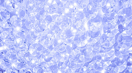 Blue crystal background. Close up of blue crystal background. Abstract background.の写真素材