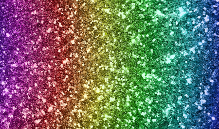 Abstract multicolored background with sparkles. Glitter texture.の写真素材