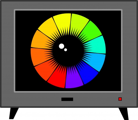 TV eyeのイラスト素材