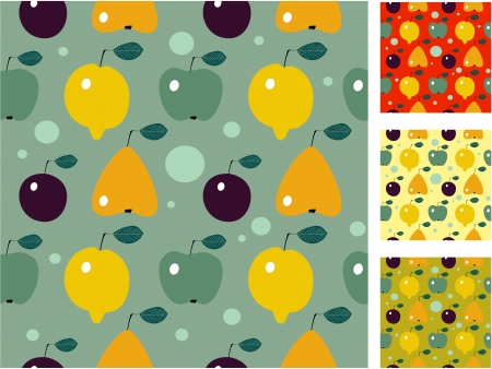 Fruits seamless patternのイラスト素材
