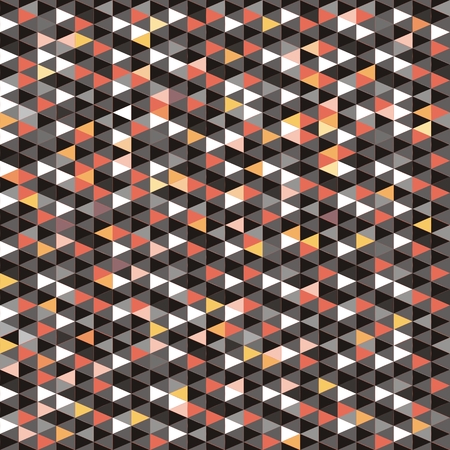 Geometric seamless pattern with triangles