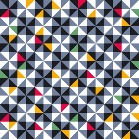 Seamless geometric vector pattern with trianglesのイラスト素材