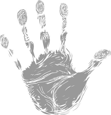 Hand printのイラスト素材
