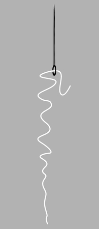 Needle and threadのイラスト素材