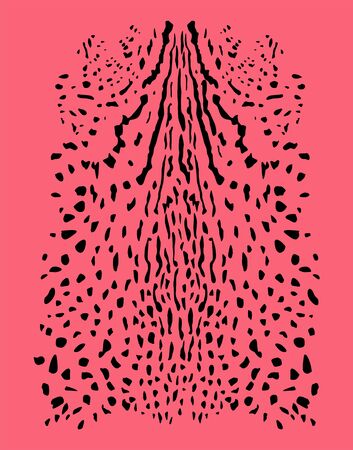 Animal print background. Feline fur illustration.のイラスト素材