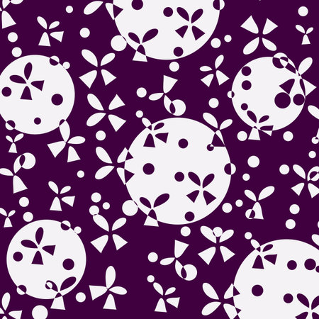 Seamless pattern of bells and ballsのイラスト素材