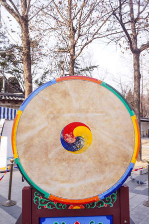 Traditional Korean drumのeditorial素材