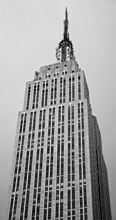 NEW YORK - CIRCA JULY 2009: The Empire State Building circa July 2009 in New York City. After the terrorist attack on 9/11/01, this is the tallest building in New York and 3rd in USA.のeditorial素材
