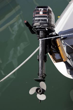 Boat Engine - Sea port details, MORE SIMILAR AVAILABLEの写真素材