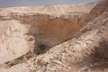 Desert landscape, Negev, Israelの写真素材
