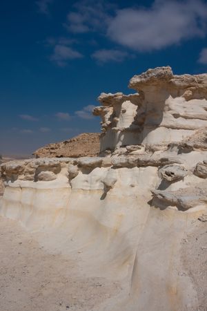 Desert landscape, Negev, Israelの写真素材
