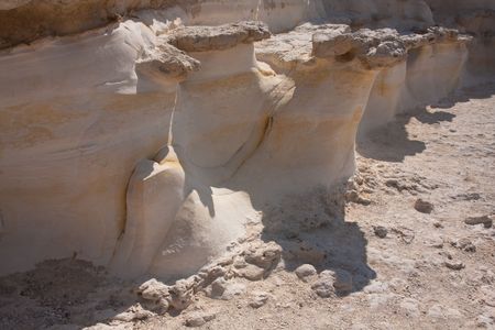 Desert landscape, Negev, Israelの写真素材