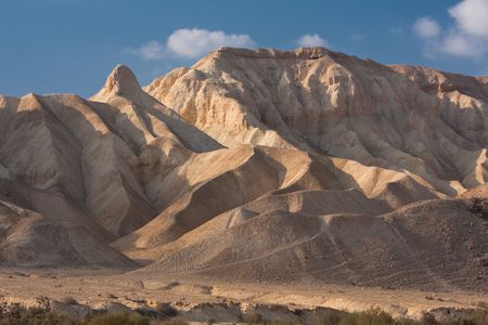 Desert landscape, Negev, Israelの写真素材