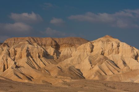 Desert landscape, Negev, Israelの写真素材