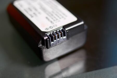 contact part of Camera batteryの写真素材