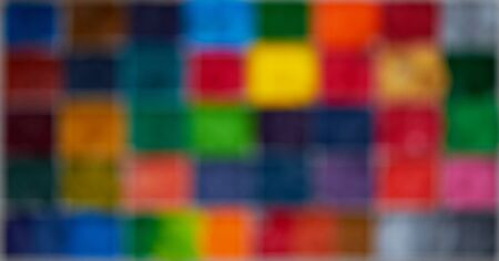 Blur square and pixel colorful display in abstract background in digital conceptの写真素材
