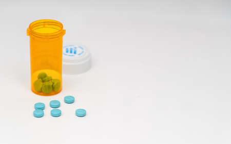 pills drug medicine tablets pour out bottle for supplement vitamin healthcare illness treatment...