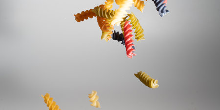 levitaite spiral multicolor spaghettiの写真素材