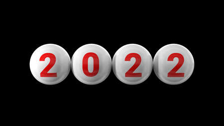 2022. New Year. Christmas. Two thousand twenty-two