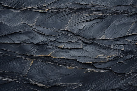 Surface of black slate. Abstract background and texture for design.の素材