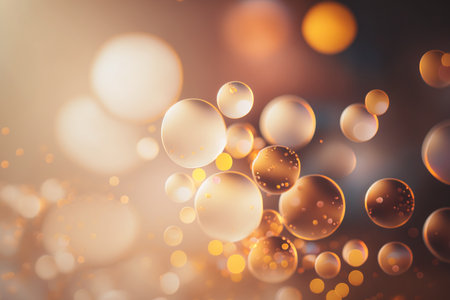 abstract background with bokeh defocused lights and lens flareの素材