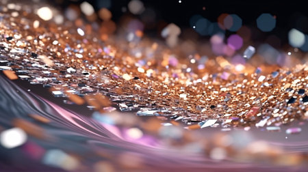 3d render, abstract background with bokeh defocused lightsの素材