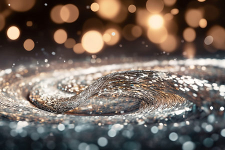 Abstract background with bokeh defocused lights. 3d renderingの素材