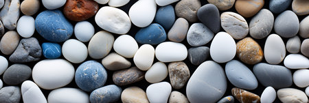 Pebbles background. Sea pebbles background. Pebbles background.の素材