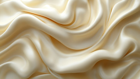 Abstract background of white fabric. 3d rendering, 3d illustration.の素材