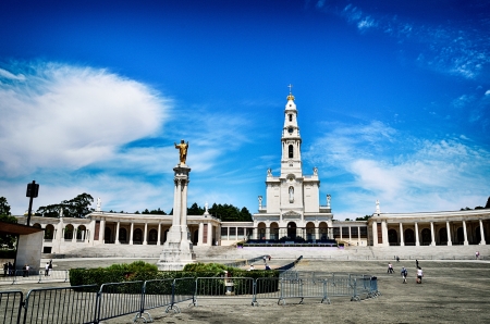 Sanctuary of Our Lady of Fatima Portugalのeditorial素材