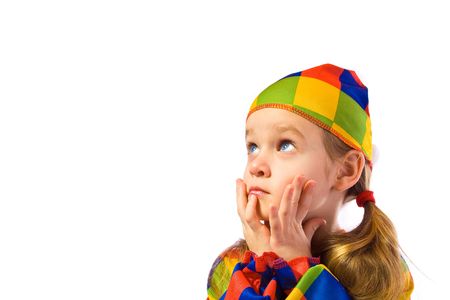 Dreamy five - year girlie inside of disguise foolの写真素材