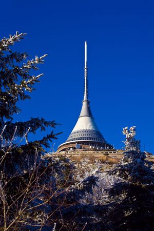 magnificent and unique view-tower in Bohemia