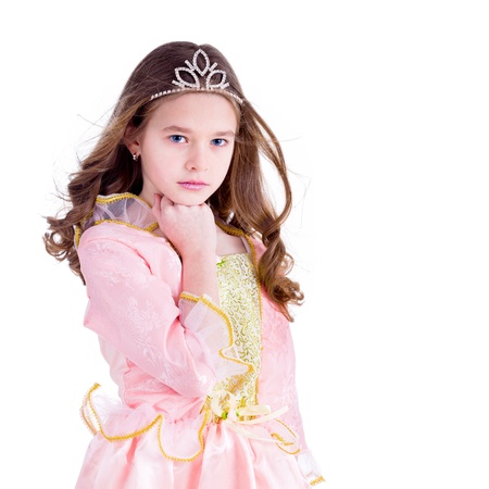Young girl dressed as a princessの写真素材