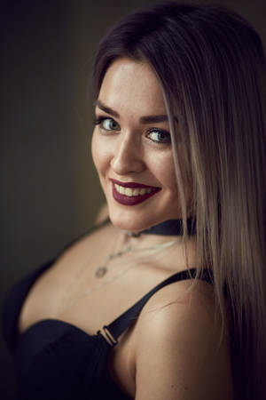 Portrait of a girlの写真素材