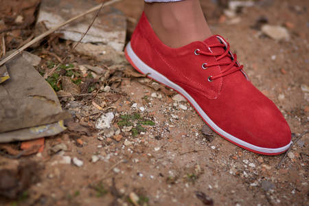 Red womens shoes