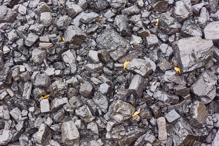 Natural black coals for background. Industrial coals
