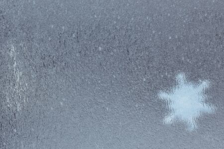 the pattern of frost on the glass, Background Textureの写真素材